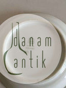 Bing & Grondahl Wagner Ashtray No 30 Wine Red and Gold Border..