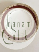 Bing & Grondahl Wagner Cake Plate No 28A. Wine Red and Golden Border