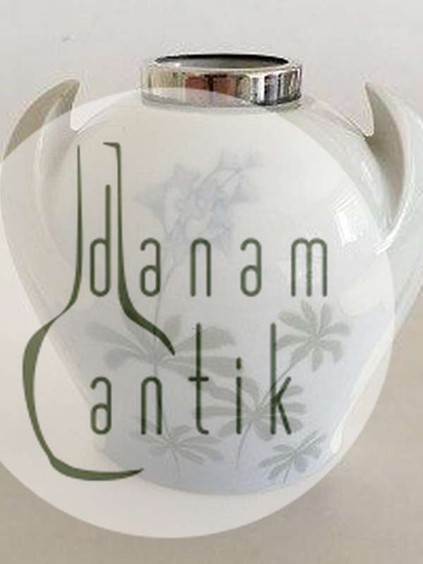 Bing og Grøndahl Art Nouveau Vase med Sølv top