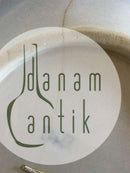 Bing & Grøndahl Art Nouveau trekantet skål med summerfugl og guldsmed