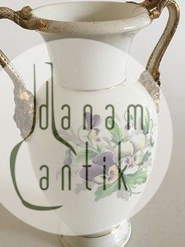 Bing & Grøndahl tidlig vase med slangehåndtag