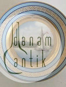 Bing & Grondahl Plate with Ship Motif and Gold Pattern