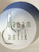 Bing & Grøndahl Måge med Guld Dyb Tallerken No 323 med Grønlands Motiv. Hvalros.