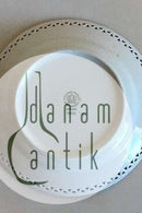 Bing & Grøndahl Måge med Guld Kagetallerken med gennembrudt kant No 615.5