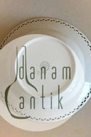 Bing & Grøndahl Måge med Guld Desserttallerken med gennembrudt kant No 323.5