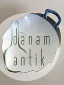 Bing & Grøndahl Måge med Guld Lille Bladformet Asiet No 198