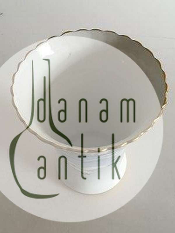 Bing & Grøndahl Måge med Guld Blomster Vase No 186