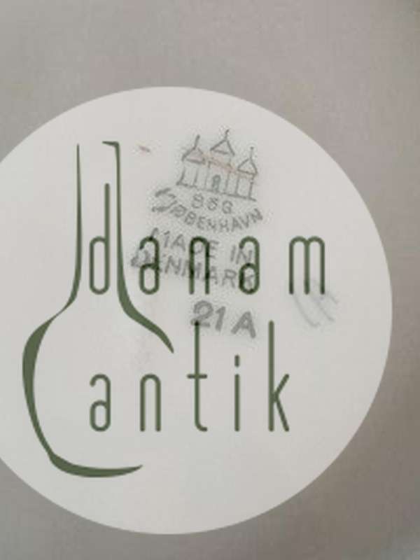 Bing & Grøndahl Måge med Guld Lille Rund Kompot Skål No 21A