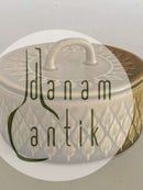 Bing og Grøndahl / Kronjyden Relief Sukkerskål med Låg