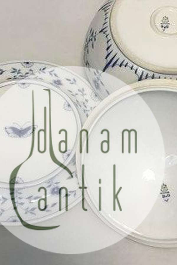 Bing & Grøndahl Sommerfugl Terrin med underfad