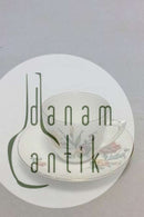 Bing & Grøndahl Saksisk Blomst, Creme Kaffekop med underkop No. 102