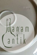 Bing & Grøndahl Saksisk Blomst, Creme Kagefad med Hanke No 101