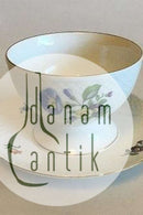 Bing & Grøndahl Saksisk Blomst, Hvid Sovseskål No 242