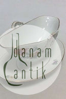 Bing & Grøndahl Saksisk Blomst, Hvid Sovseskål No. 8