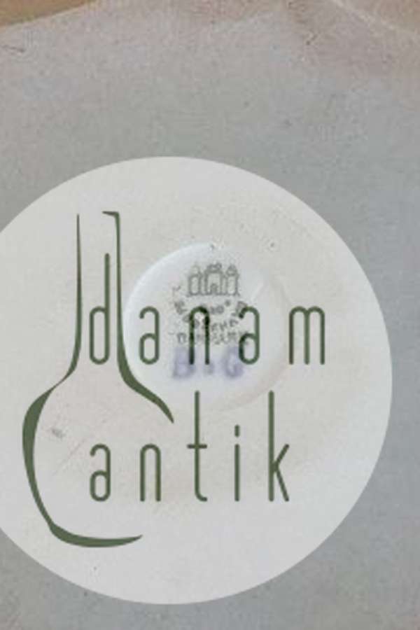 Bing & Grøndahl Saksisk Blomst, Håndmalet Ottekantet Kagefad