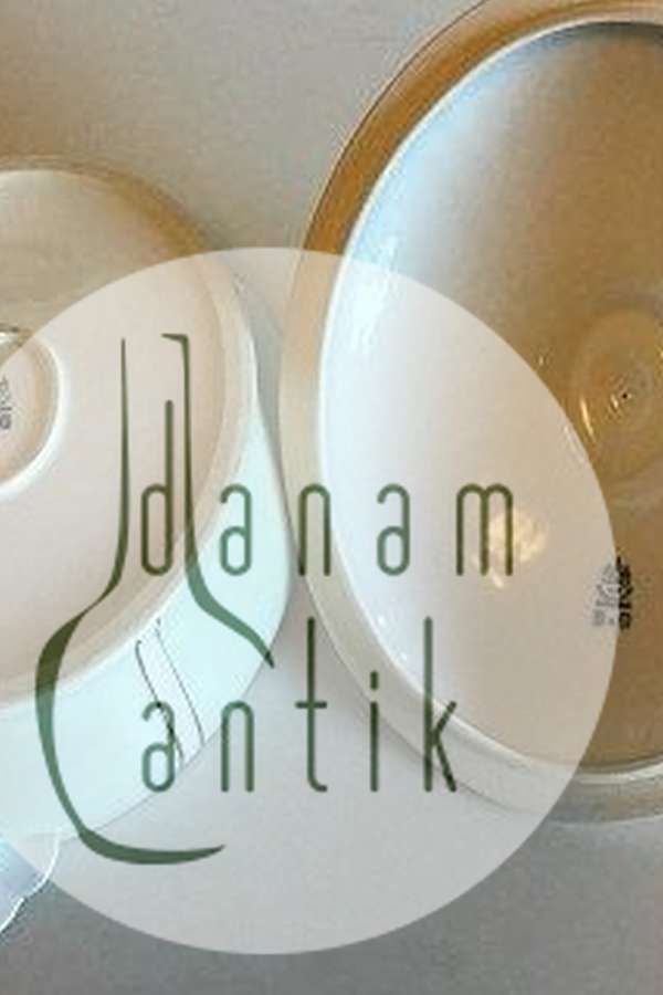 Bing & Grøndahl Oval Terrin med låg Stel med grøn dekoration med guld på form 507(Herregaard)