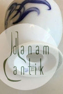 Bing & Grøndahl Jubilæumsstel / Blå Nellike Saltbøsse