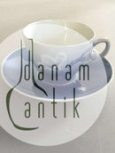 Bing og Grøndahl Julerose Mokka Kop med Underkop No 108B