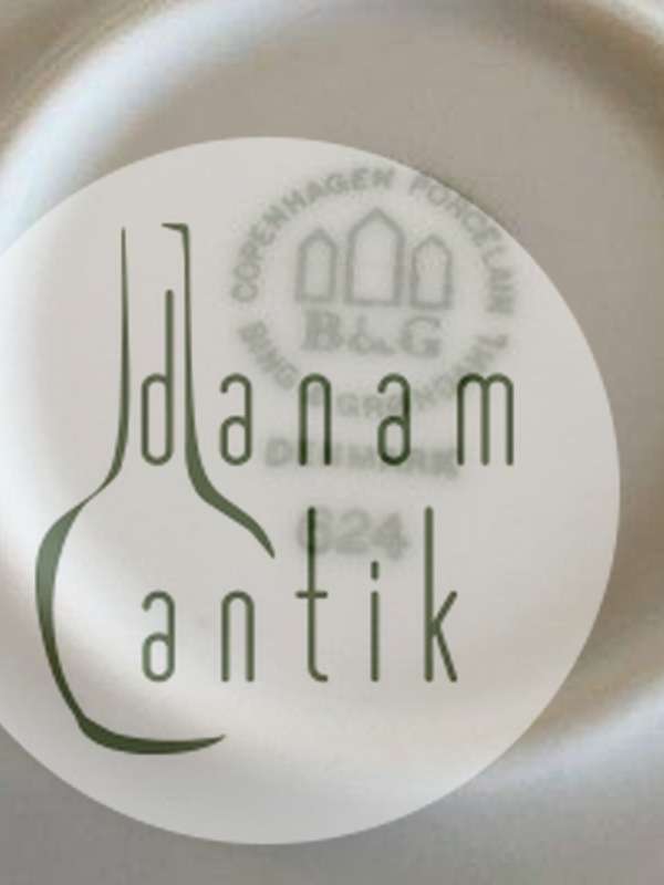 ビング＆グロンダール ヘニング・コッペル ホワイトラージディナープレート No 624 / 25A