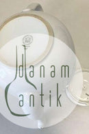 Bing & Grondahl Fleur, Hellblaue Teekanne Nr. 657