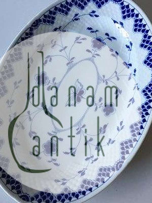 Bing & Grøndahl Dickens Ovalt Serveringsfad No 15