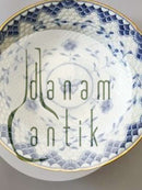 Bing & Grøndahl Dickens Sommerfugl med Guld Dyb Spisetallerken No 22