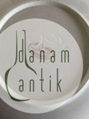 Bing & Grøndahl Kagetallerken med Blomsterdekoration og Guldkant