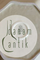 Bing & Grondahl Elegance, Creme Octogonal Dish with Seahorse No 217