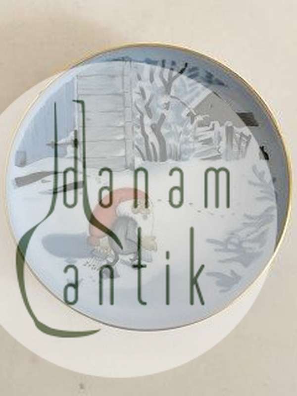 Bing & Grøndahl Harald Wiberg Julestel Platte No. 3505