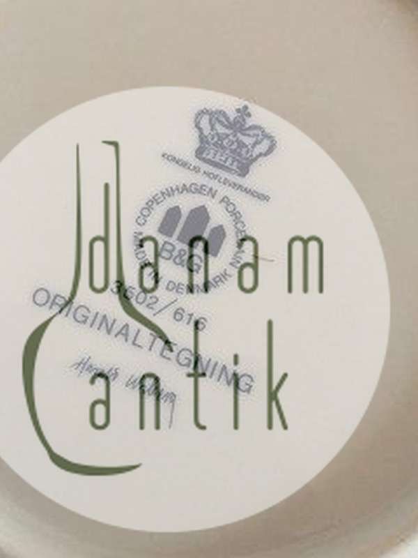 Bing & Grøndahl Harald Wiberg Julestel Kagetallerken No. 3502/616