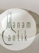 Bing & Grøndahl Sart Rosa Hejre med Guldkant Dyb Tallerken