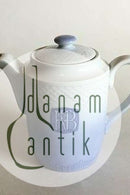 Bing & Grondahl Blauton Hotel mit Logo Sahnekännchen Nr. 1052