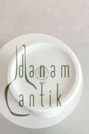 Bing & Grøndahl Peber Hvid Krydderikrykke No 497 fra Apotekerserien