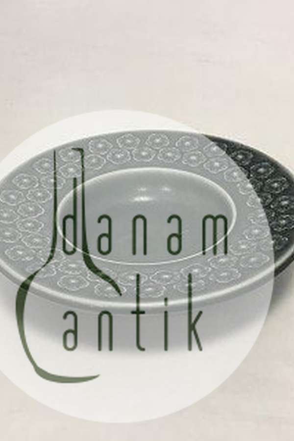 Bing & Grøndahl Jens Quistgaard Stentøj for Kronjyden / B&G "Azur" Lille skål med bred kant