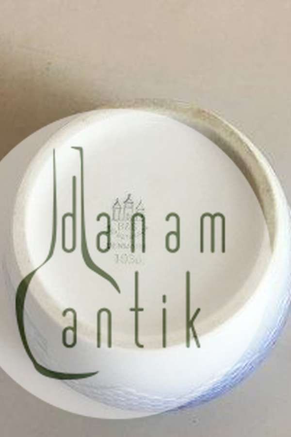 Bing & Grøndahl Blå Tone Hotel med logo Sukkerskål No 1036