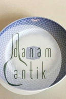 Bing & Grondahl Blue Tone - Seashell Hotel with Logo Lunch Plate No 1007