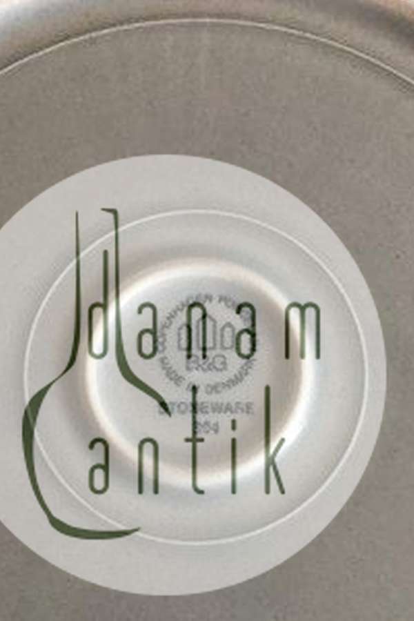 Bing & Grøndahl Stentøj Columbia Rundt Fad No 304