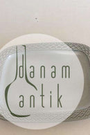 Bing & Grøndahl/Kronjyden Grå Cordial Servingsfad No 316