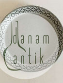 Bing & Grondahl/Kronjyden Steingut Grauer Kuchenteller Nr. 306