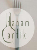 Georg Jensen Edelstahl Grün Strata Tafelgabel