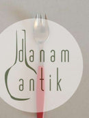 Georg Jensen Stainless Rød Strata Frokostgaffel