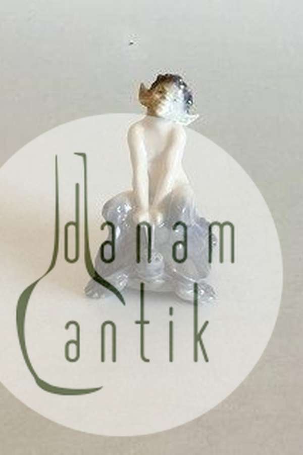 Royal Copenhagen Figur Faun på skildpadde No 858