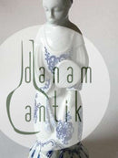 Royal Copenhagen Georg Thylstrup Figur af Dame med spejl No 1529 Prøve