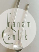 Georg Jensen Stainless 'Tuja' Serveringssæt/salat sæt