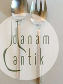 ジョージ ジェンセン ステンレス 'ボー ボンフィルス' サラダ サービング セット