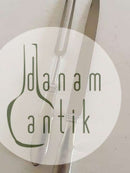 Georg Jensen Stainless Mat "Mitra" Forskærer Kniv og Gaffel Sæt