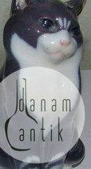 皇家哥本哈根小雕像猫115号