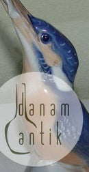 Royal Copenhagen Figur Isfugl med fisk No 2257