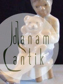 Royal Copenhagen Figur Dreng med Bamse No 5652