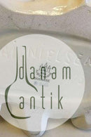 Bing & Grondahl Blanc de Chine Figurine of Neptune and woman on Fish No 4030